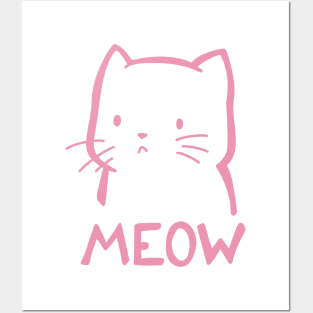 Meow Posters and Art